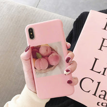 Load image into Gallery viewer, Cartoon fruit Painting Phone Case For iphone X