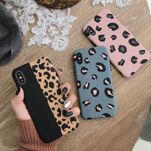 Load image into Gallery viewer, Fashion Colorful Leopard Print Phone Case For iphone XS