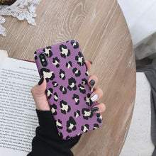 Load image into Gallery viewer, Fashion Colorful Leopard Print Phone Case For iphone XS