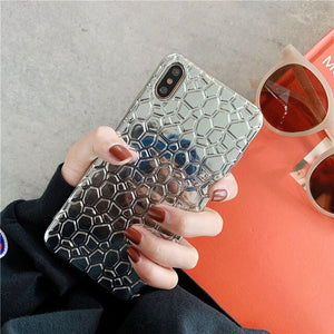 Luxury Crocodile pattern Phone Cases For iphone XS