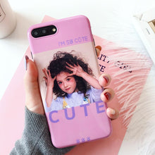 Load image into Gallery viewer, Cute Girl Illustration Phone Case For iphone 7