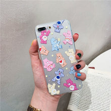 Load image into Gallery viewer, Funny Cute Bear Phone Case For Samsung A70 S8 A50 S9 note 9 8 S9 S7 edge j7 j5 a5 a8 a30 s6 s10 plus s10e j6 Soft Silicone Cover