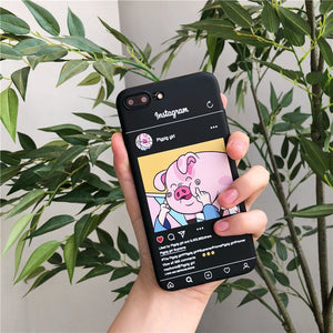 Funny Cute Pig Phone Case For iphone 6