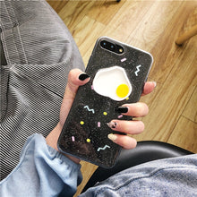 Load image into Gallery viewer, Cute Egg Patterned Phone Case For iPhone X