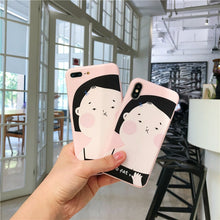 Load image into Gallery viewer, Funny Cartoon Fat Girl Print Phone Case For iphone 6