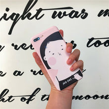 Load image into Gallery viewer, Funny Cartoon Fat Girl Print Phone Case For iphone 6