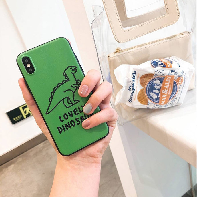 Lovely Green Dinosaur Animal Phone Case For iphone 5
