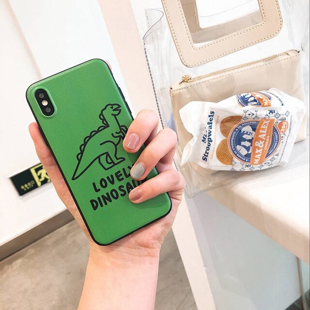 Lovely Green Dinosaur Animal Phone Case For iphone 5