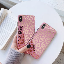 Load image into Gallery viewer, Fashion Luxury Leopard Print Phone Case For iphone X