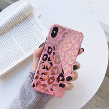 Load image into Gallery viewer, Fashion Luxury Leopard Print Phone Case For iphone X