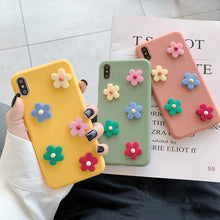 Load image into Gallery viewer, Cute 3D Flowers Phone Case For iphone XS