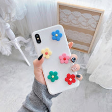 Load image into Gallery viewer, Cute 3D Flowers Phone Case For iphone XS