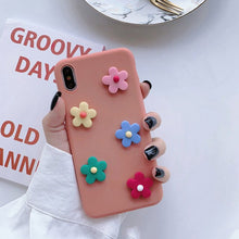 Load image into Gallery viewer, Cute 3D Flowers Phone Case For iphone XS