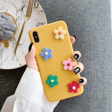 Load image into Gallery viewer, Cute 3D Flowers Phone Case For iphone XS