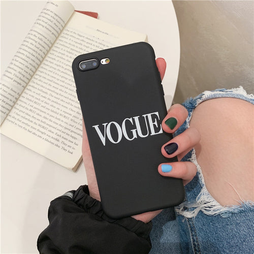 Fashion Trend Letters Phone Case For iphone XS