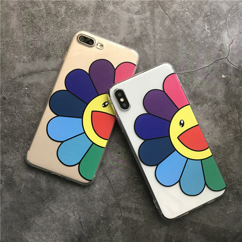 Sun flower Phone Case For Samsung A7 S8 A50 S9 note 9 S10 S7 edge 8 j7 j5 j4 a5 a8 a30 s6 s9 plus a6 s10e j6 Soft Back Cover
